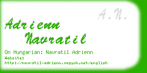 adrienn navratil business card